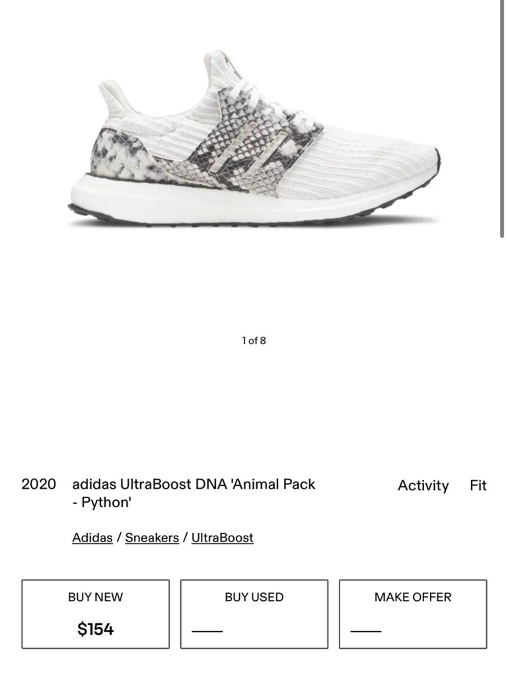 Adidas UltraBoost DNA ‘Python’ - Picture 4 of 12